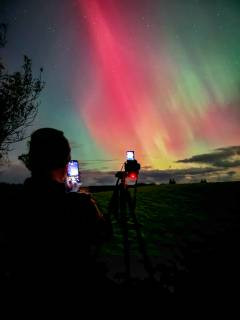 Aurora Borealis over Newton Stewart