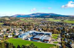 Drone over Newton Stewart
